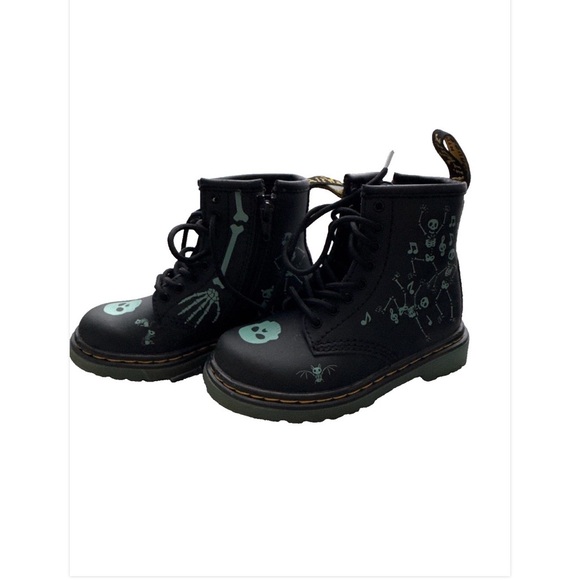 Dr. Martens Other - Dr. Martens Black Boots with Skeleton Motif